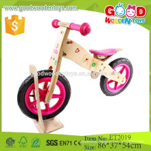 Hot sale handmade and colorful 12 inch eva tire child wooden bicycle